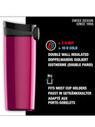 Sigg SIGG - Travel Mug Miracle / Travel coffee cup Berry 0.47L Thermos Cup