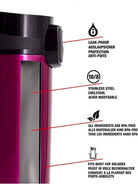 Sigg SIGG - Travel Mug Miracle / Travel coffee cup Berry 0.47L Thermos Cup