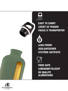 Sigg SIGG - Traveller Outdoor Leaf Eco Aware reusable Green Water Bottle Water Bottles