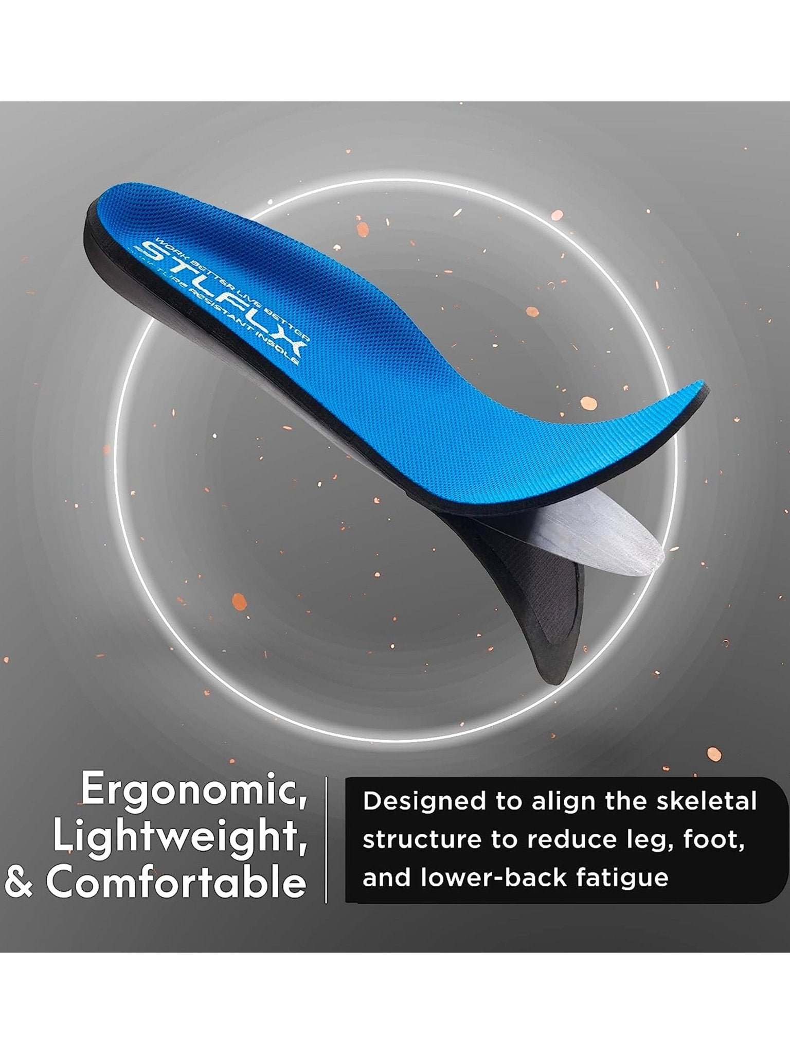 Steel Flex Steel Flex – Unisex safety footwear insole work shoes Puncture Resistant Light Weight in sole Safety Footwear
