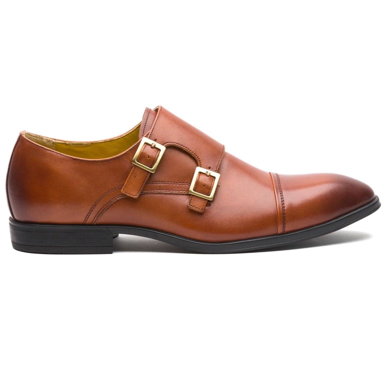 Steptronic Steptronic - Fresno Mens Shoes / Leather Mens double buckle monk Shoes