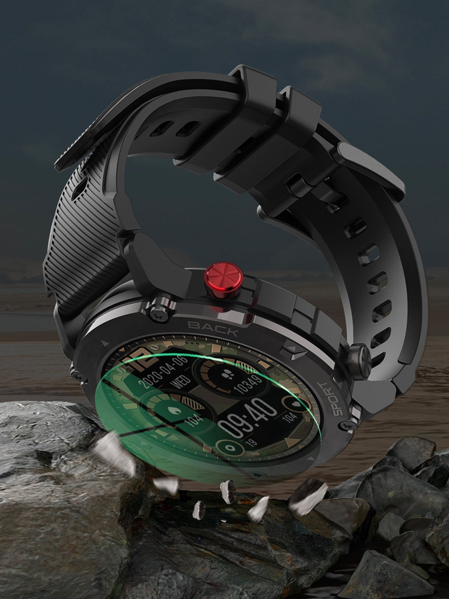 Army cheap style smartwatch