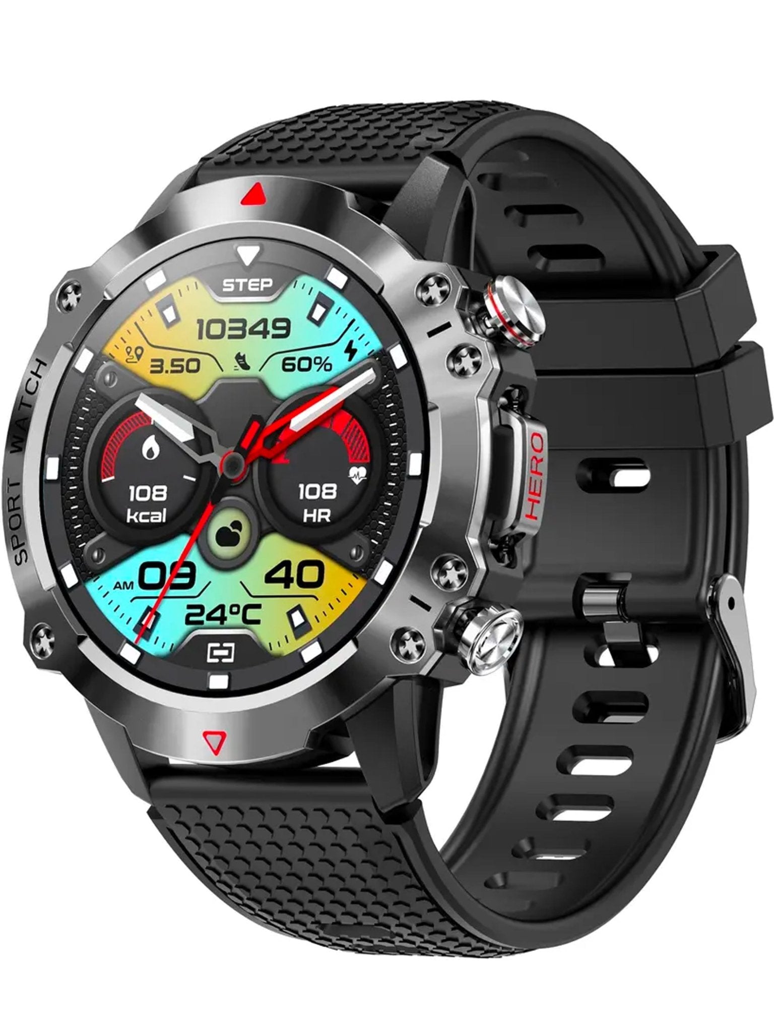 Mens waterproof fitness watch on sale