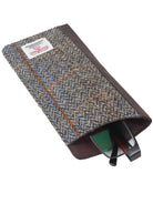 The British Bag Company British Bag Company - Brown Harris Tweed Glasses Case Slip sunglasses